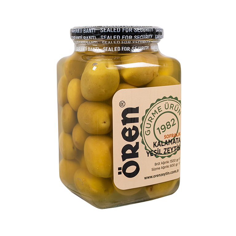 Sofralık Kalamata Yeşil Zeytin - 1