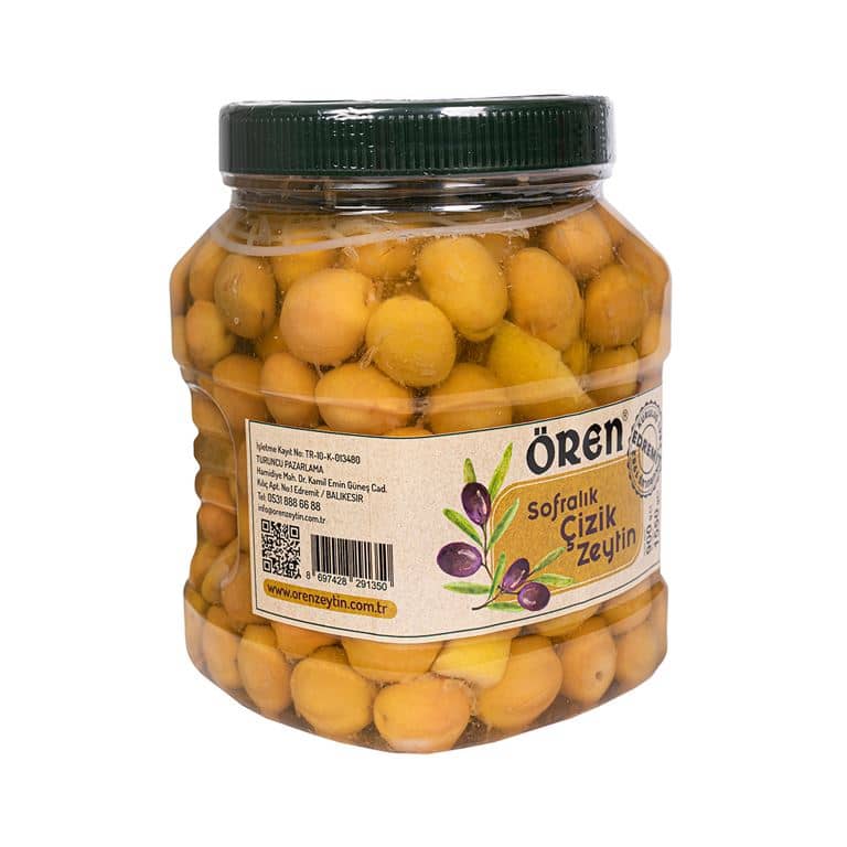 Edremit Çizik Yeşil Zeytin 1 kg - 1