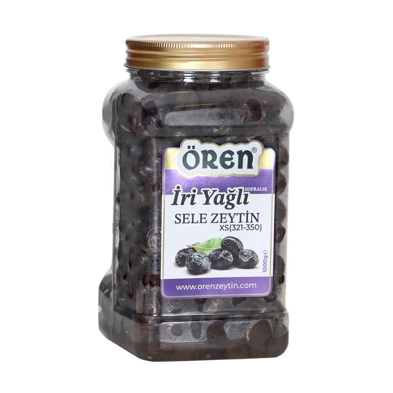İri Yağlı Siyah Sele Zeytin 1 Kg - 1