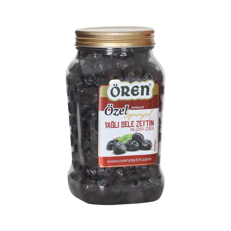 Özel Spesiyal Yağlı Siyah Sele Zeytin 1 Kg - 1
