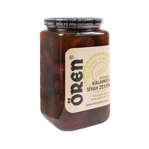 Sofralık Kalamata Siyah Zeytin